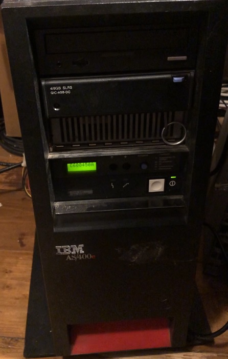 IBM AS400 9401-150 SRC error code C600450A